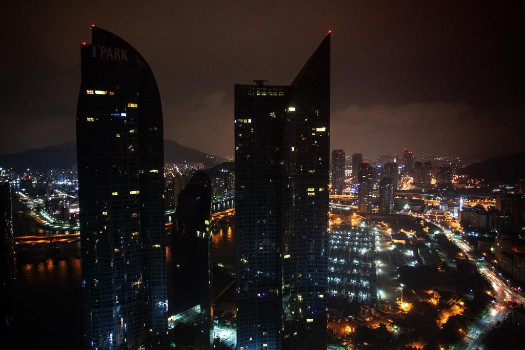 釜山広域市Haeundae Ocean Bridge Penthouseアパートメント エクステリア 写真