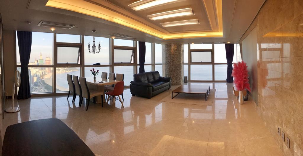 釜山広域市Haeundae Ocean Bridge Penthouseアパートメント エクステリア 写真