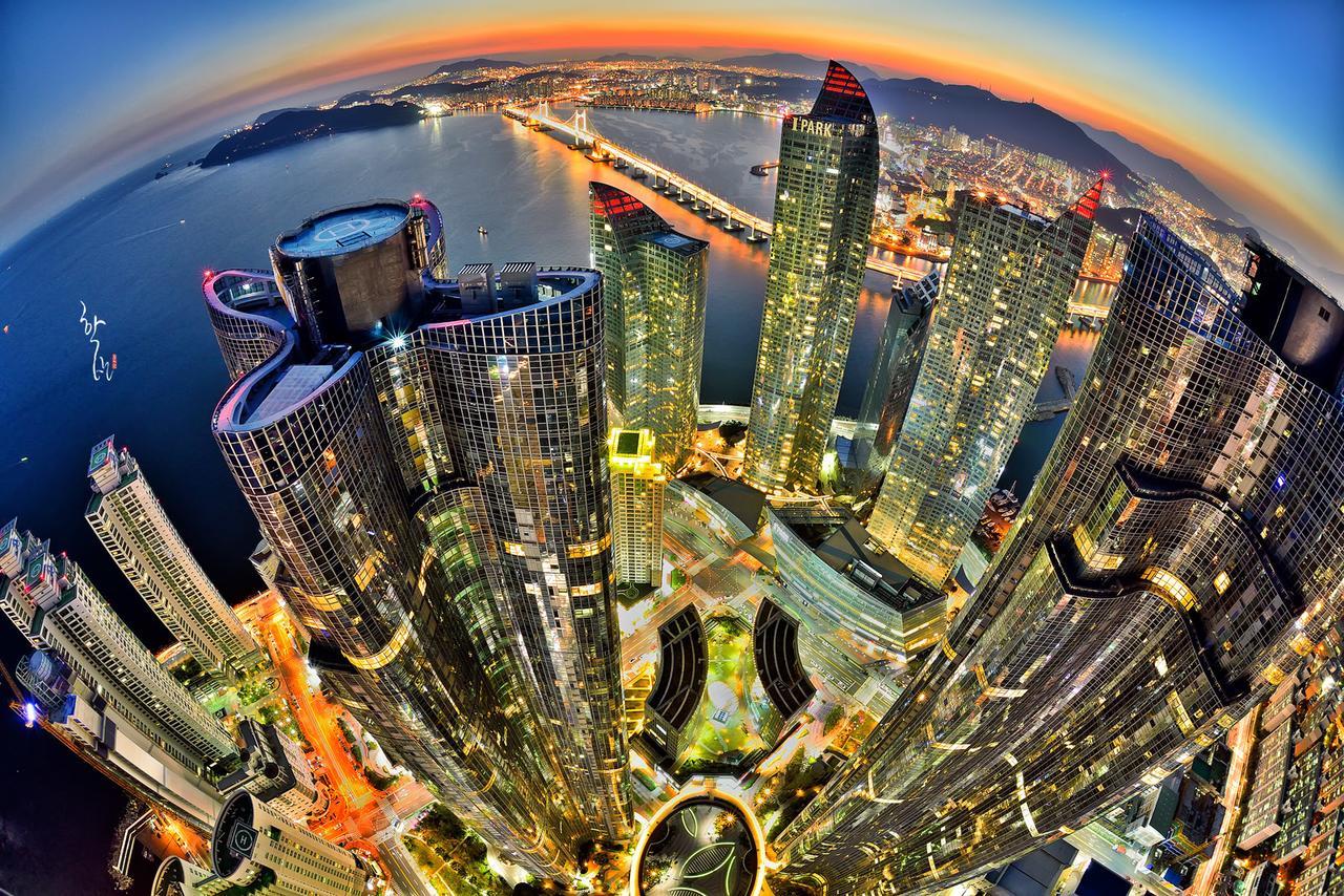 釜山広域市Haeundae Ocean Bridge Penthouseアパートメント エクステリア 写真