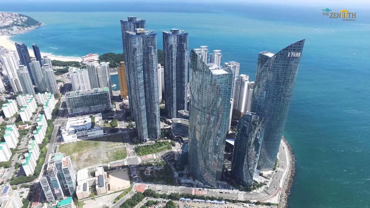 釜山広域市Haeundae Ocean Bridge Penthouseアパートメント エクステリア 写真
